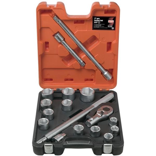 Bahco SLX17 Hylsysarja 3/4"