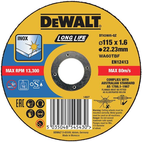 Dewalt DT43905 Katkaisulaikka thin cutting 160 ml