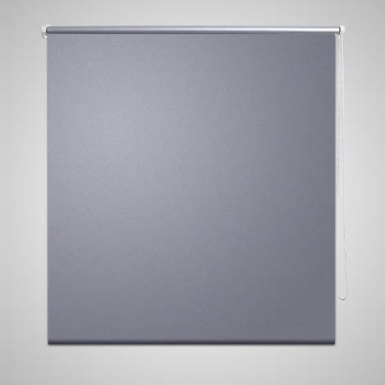 vidaXL Pimentävä rullaverho 160 x 230 cm Harmaa