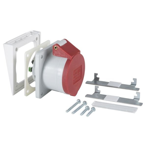 Schneider Electric 5960100 Pistorasia 5-napainen, Punainen