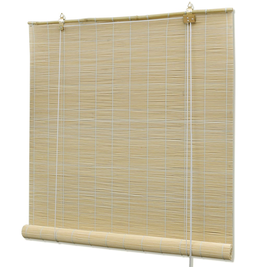 vidaXL Luonnollinen Bambu Rullakaihdin 120 x 160 cm
