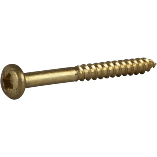ESSVE 525096 Puuruuvi TKX, messinki 4 x 40 mm, 6 kpl