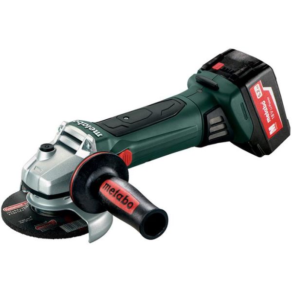 Metabo W 18 LTX 125 Quick Kulmahiomakone sis. 5,2 Ah:n akut ja laturin