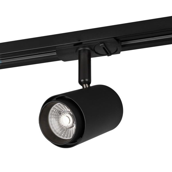 Hide-a-Lite Focus Track Micro Kohdevalaisin 10W, 1-vaihe, 36°, musta 3000K