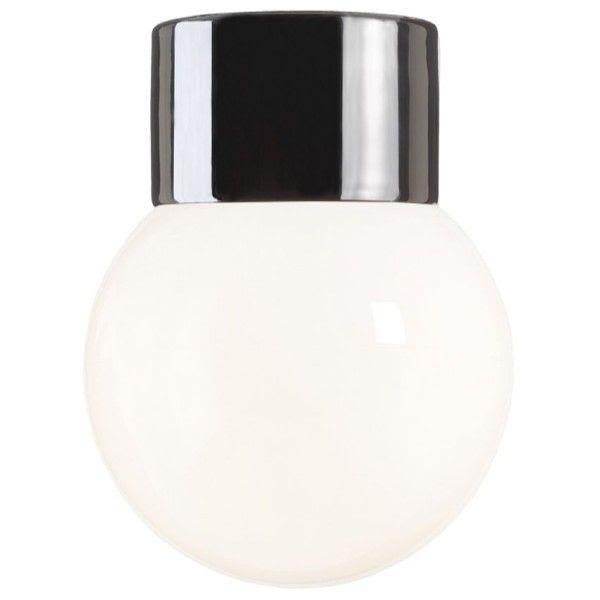 Ifö Electric Classic Glob 150 Kattovalaisin IP54, suora, E27, opaali valkoinen