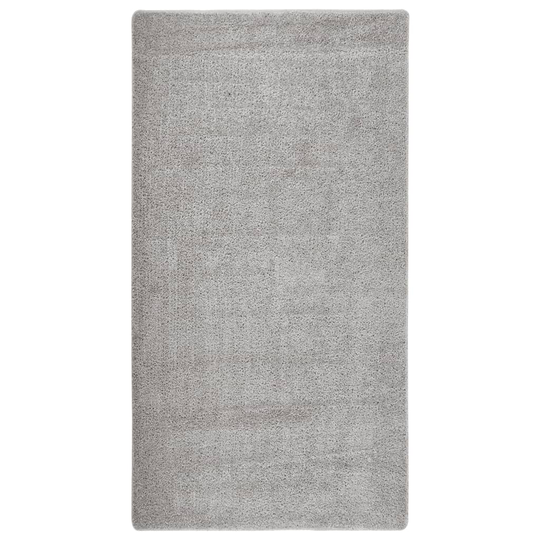 vidaXL Pörrömatto vaaleanharmaa 80x150 cm liukumaton