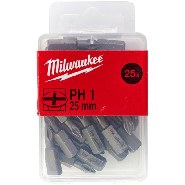 Milwaukee PH1 Ruuvikärki 25 kpl:n pakkaus 25 mm