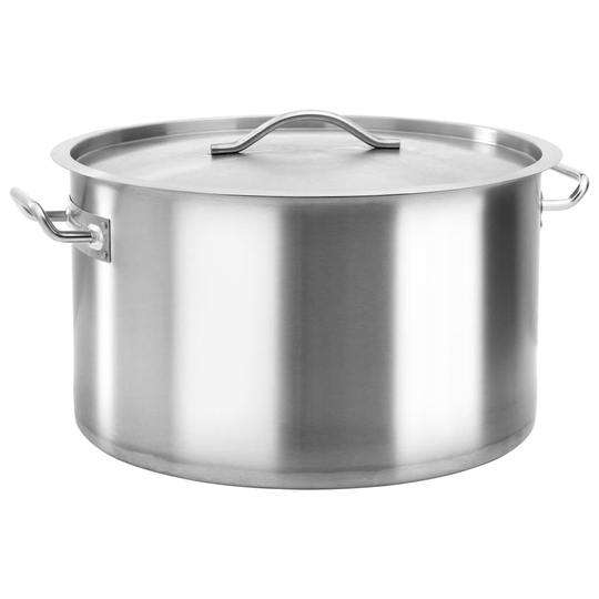 vidaXL Liemikattila 44 l 45x28 cm ruostumaton teräs