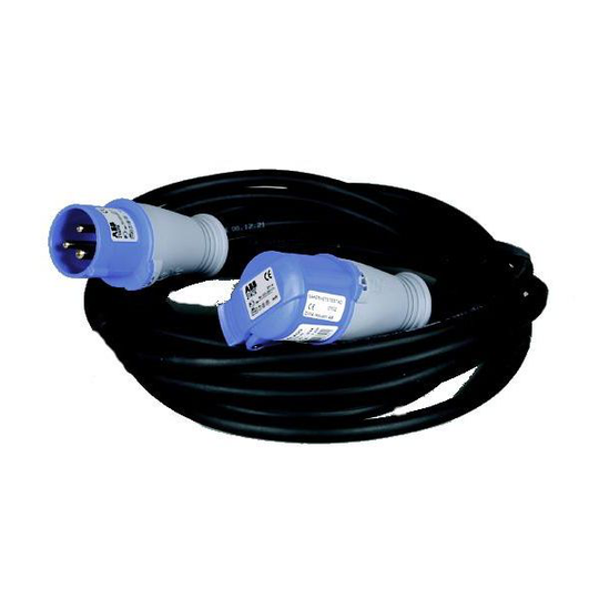 LKB 2403322 Liitoskaapeli CEE-liitäntälaite 15 metrin