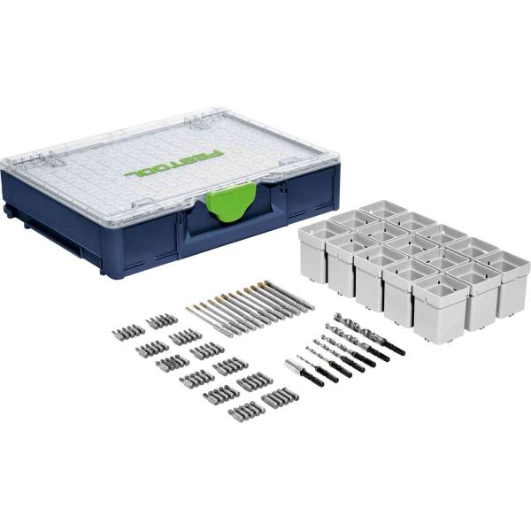 Festool SYS3 ORG M 89 CE-M Systainer mukana terät & lisätarvikkeet
