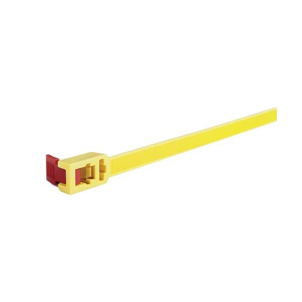 Hellermann Tyton SpeedyTie Nippusiteet keltainen, avattava, 13 x 752 mm, 5 kpl/pakkaus
