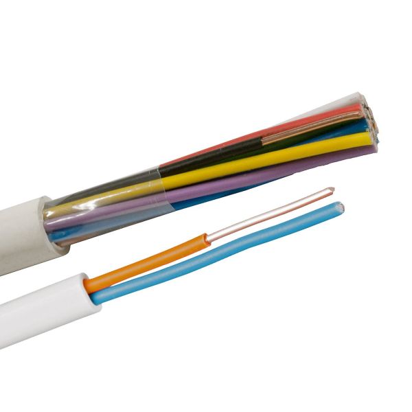 Nexans EQQRB EASY Telekaapeli 1 m, valkoinen 2 x 1,0 mm
