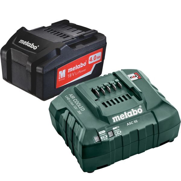 Metabo Li-Power 18V 4,0Ah, ASC 55 12-36 V Latauspaketti