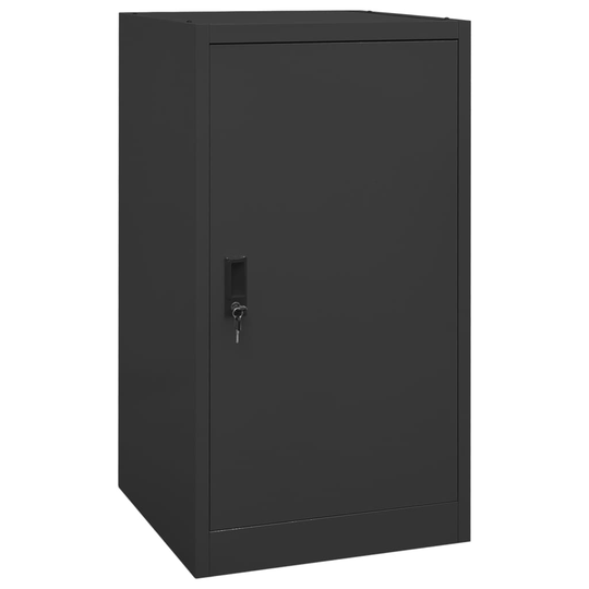 vidaXL Satulakaappi antrasiitti 53x53x105 cm teräs