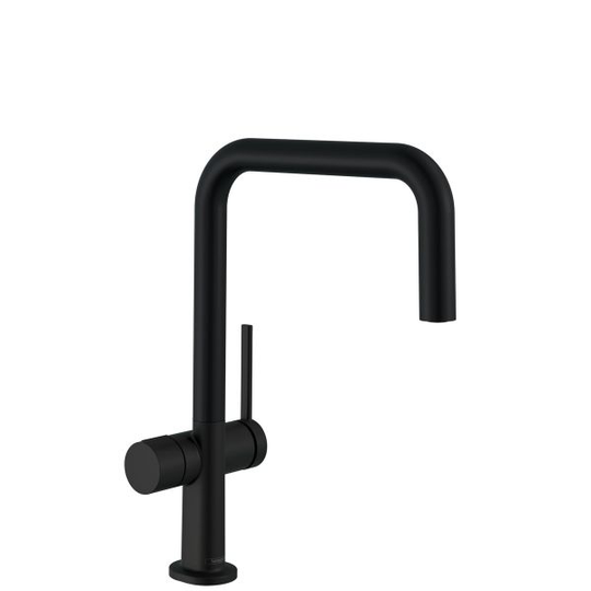 Hansgrohe Talis M54 U 220 Keittiöhana U-putki, pesukoneliitäntä Musta
