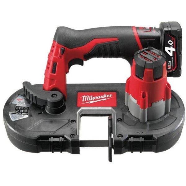 Milwaukee M12 BS-402C Vannesaha sis. 4,0 Ah:n akut ja laturin
