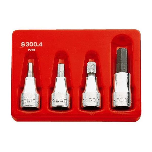 Facom S.300-14 Kuusiokolohylsyt 1/2 ", moduulissa