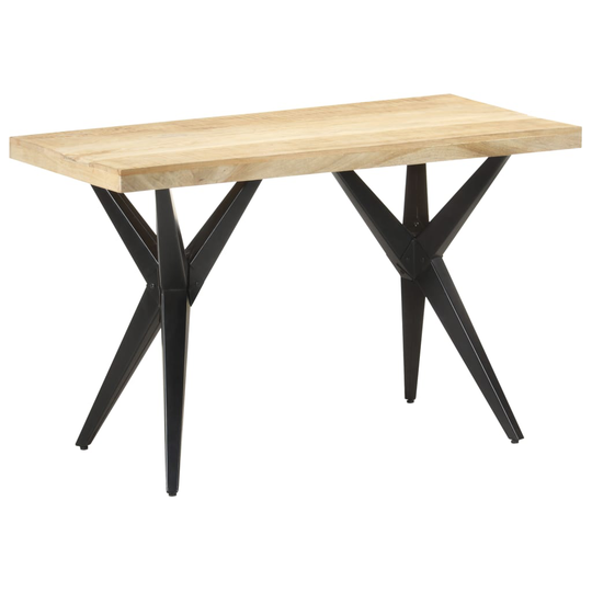 vidaXL Ruokapöytä 120x60x76 cm täysi mangopuu