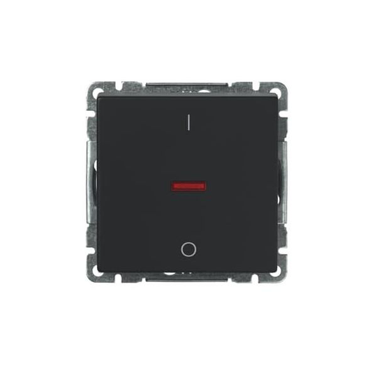 ABB Impressivo 1062UC-885 Kytkin mattamusta 2-napainen