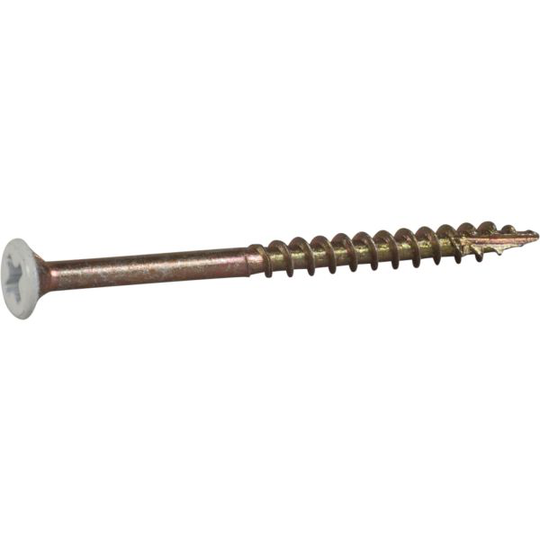 ESSVE 413550 Sokkeliruuvi 3,4 mm Ø, maalattu valkoinen, PH2 45 mm, 100 kpl