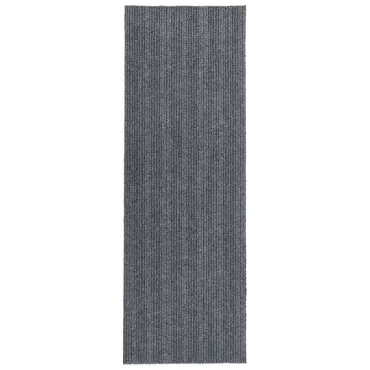 vidaXL Käytävän kuramatto 100x350 cm harmaa