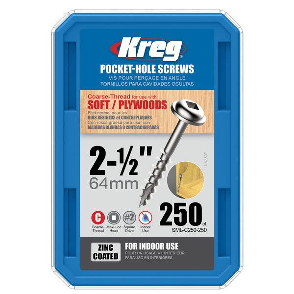 Kreg SML-C250-250 Ruuvi 64 mm 250 kpl:n pakkaus