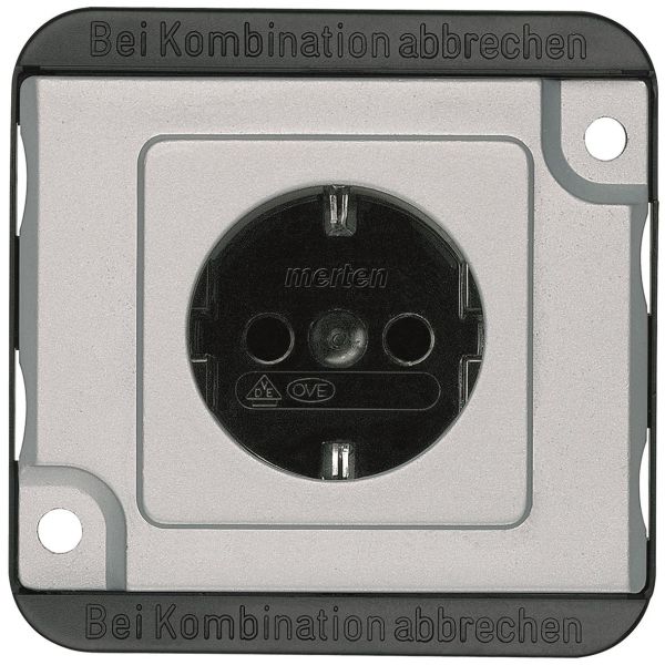 Schneider Electric 270960 Seinäpistorasia 1-osainen, maadoitettu, panssari