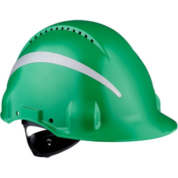 3M G3000 Suojakypärä Heijastimilla Vihreä
