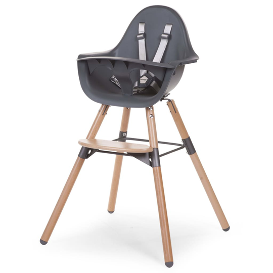 CHILDHOME 2-in-1 Syöttötuoli Evolu 2 Antrasiitti CHEVOCHNA