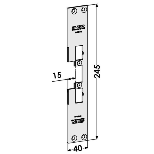 STEP ST4001-15 Tolppa malliin STEP 40/90/48/98 Preload 15 mm, vastaa ST6505/731-15