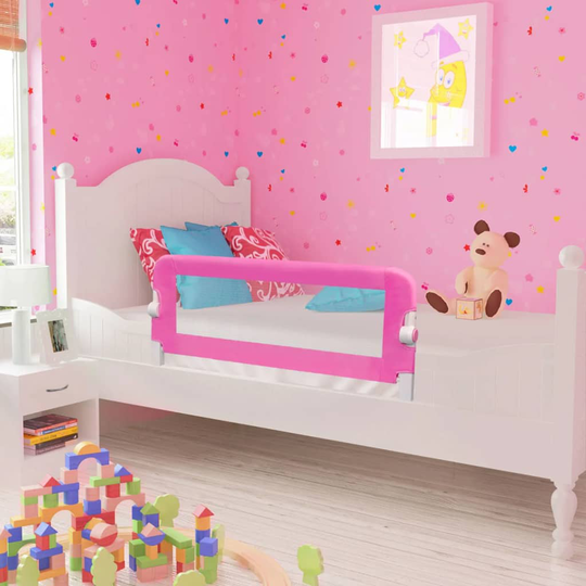 vidaXL Turvalaita lapsen sänkyyn 102 x 42 cm pinkki