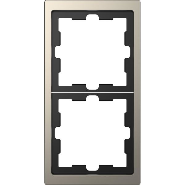 Schneider Electric MTN4020-6550 Yhdistelmäkehys 2 lokero, metalli Grafit