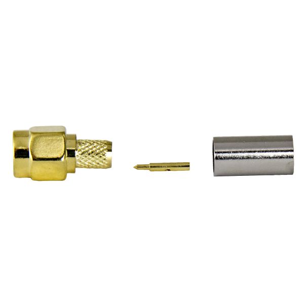 Televes 411601 Verkkovirtakaapeli SMA-tyyppi, 50 ohmille SMA-1, uros