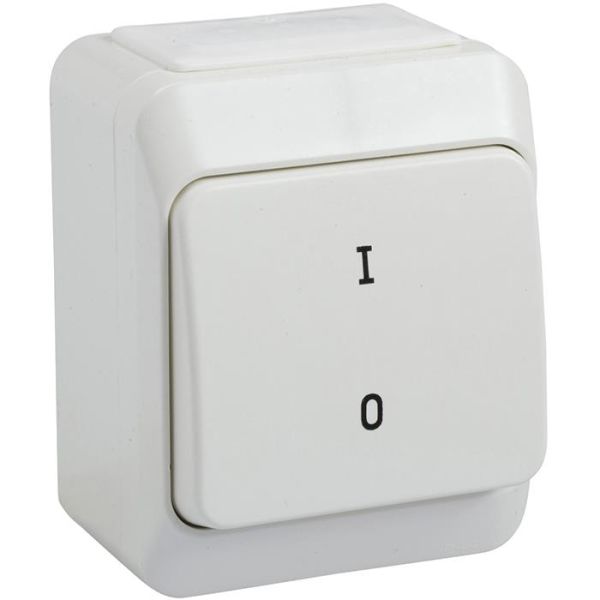Schneider Electric Aqua Stark 183500600 Kytkin 2-napainen, valkoinen