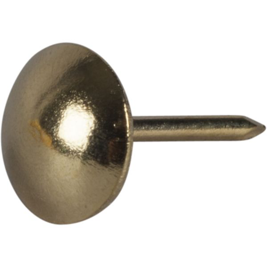 ESSVE 522212 Huonekalunaula kannan halkaisija 8 mm 1,4 x 13 mm, messinki, 35 kpl
