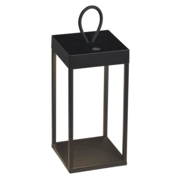 Konstsmide Ravello Lyhty USB, musta Korkeus: 30 cm