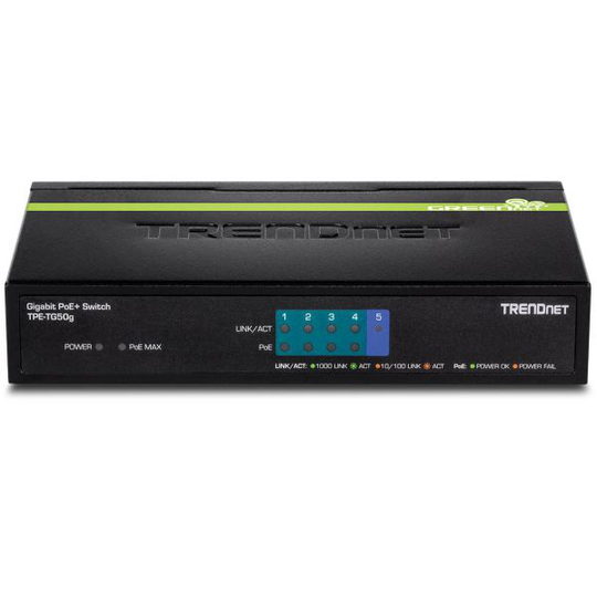 TRENDnet TPE-TG50g Kytkin