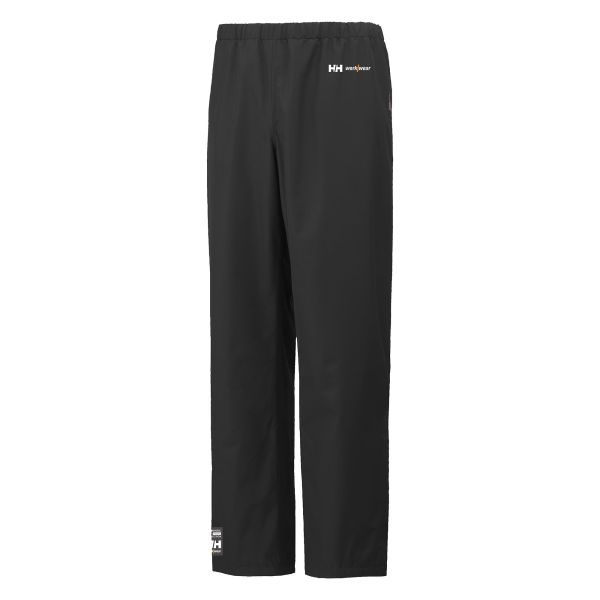Helly Hansen Workwear Gent Sadehousut musta, vedenpitävä XS