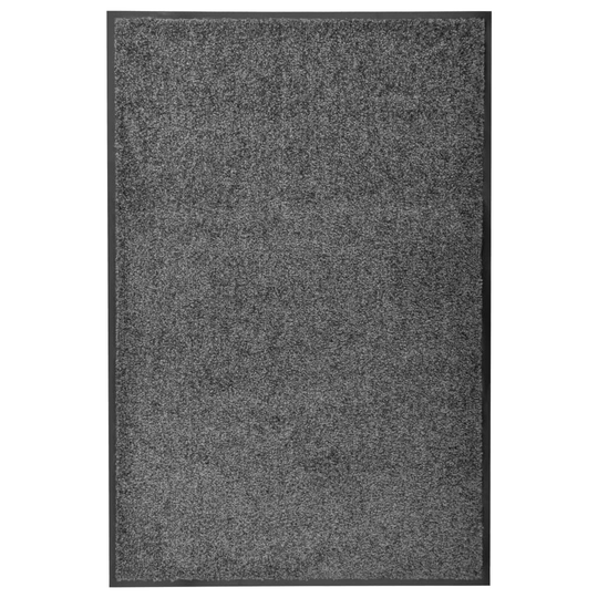 vidaXL Ovimatto pestävä antrasiitti 60x90 cm
