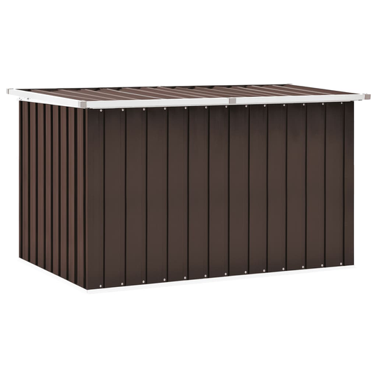 vidaXL Puutarhan varastoarkku ruskea 149x99x93 cm