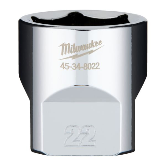 Milwaukee 4932479998 Hylsy 3/8", lyhyt 22 mm