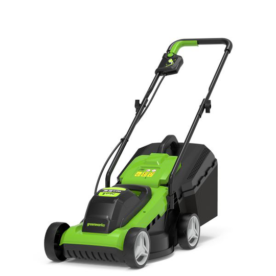 Greenworks G24LM33K2 Ruohonleikkuri sis. akun ja laturin