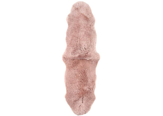 Aito lampaantalja Merino rosa Duo ±60x180 cm
