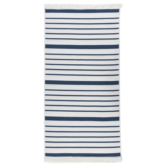 vidaXL Matto laivasto 80x150 cm puuvilla