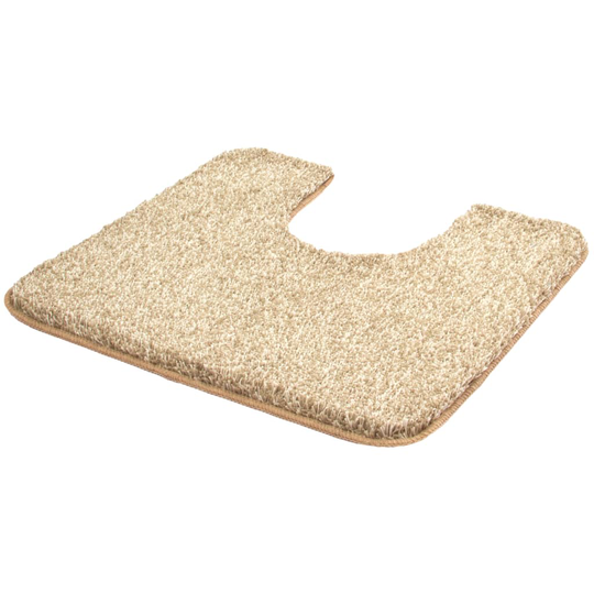 Kleine Wolke 430267 Toilet Rug "Seattle" 55x50cm Taupe