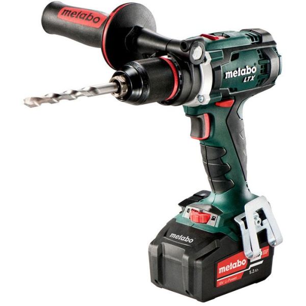 Metabo BS 18 LTX IMPULS Porakone-ruuvinväännin sis. 5,2 Ah:n akut ja laturin