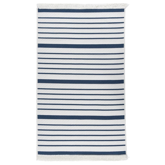vidaXL Matto laivasto 120x180 cm puuvilla
