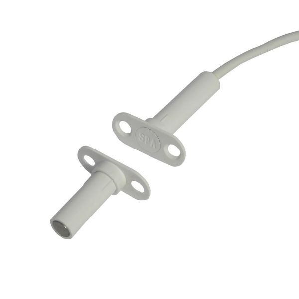 Alarmtech MC 370-S1 Turvakytkin 12 mm:n anturi, sisäänrakennettu Kaapeli 2 m