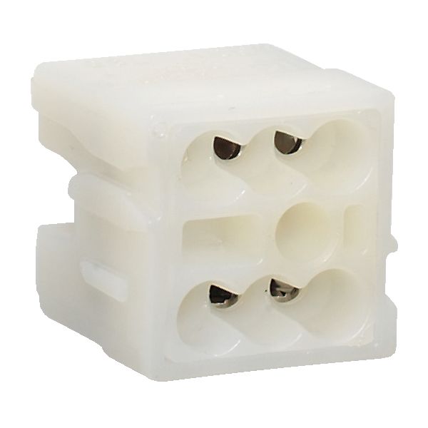Schneider Electric WDE0000010 Pikaliitäntälohko 6-napainen, valkoinen, max 6 x 2,5 mm²
