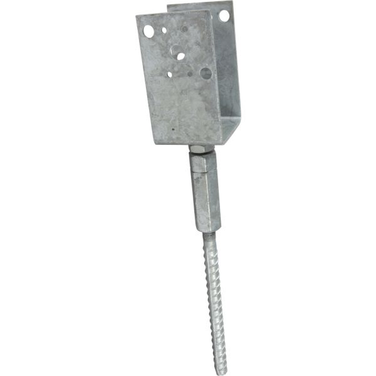 ESSVE 951648 Tolppakenkä 4 mm, 115-165 mm, sinkitty 75 x 70 x 125 mm